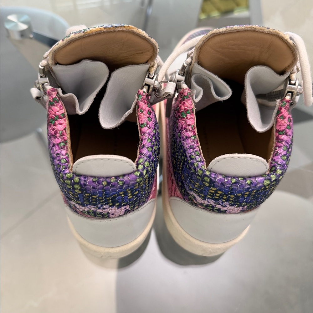 Giuseppe Zanotti Multicolor Python-Embossed High-… - image 4